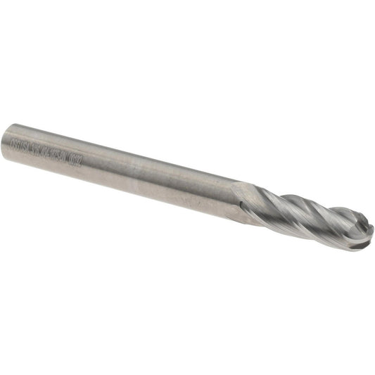 OSG 404-1875-BN Ball End Mill 3/16" Dia, 5/8" LOC, 4 Flute, Solid Carbide