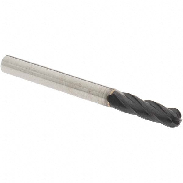 OSG 404-1875-BN11 Ball End Mill 0.1875" Dia, 0.625" LOC, 4 Flute, Solid Carbide