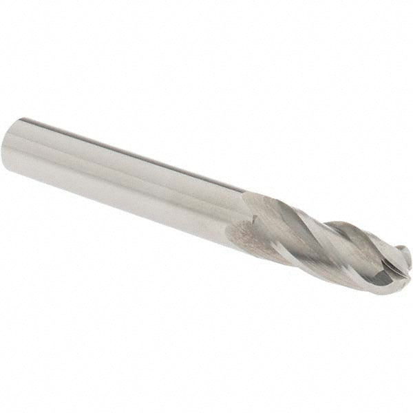 OSG 404-3125-BN Ball End Mill 0.3125" Dia, 0.8125" LOC, 4 Flute, Solid Carbide
