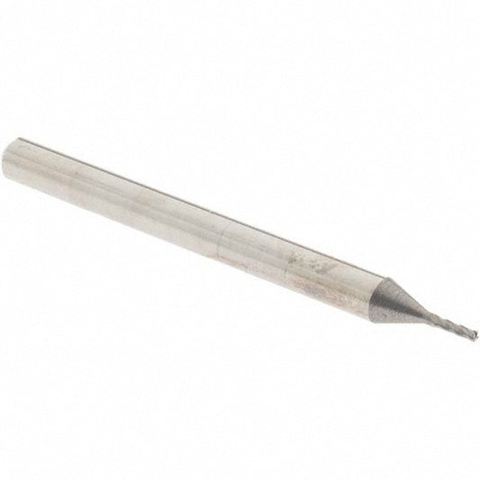 OSG 414-0312 Square End Mill 1/32'' Dia, 5/64'' LOC, 1/8'' Shank Dia, 1-1/2'' OAL, 4 Flutes, Solid Carbide