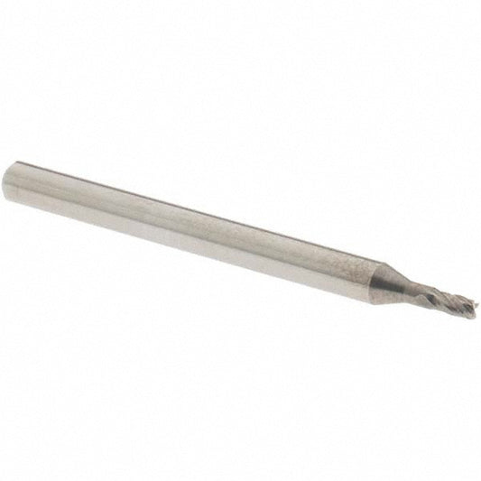 OSG 414-0625 Square End Mill 1/16" Dia, 1/8" LOC, 4 Flutes, Solid Carbide