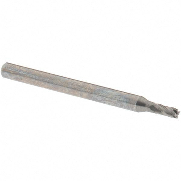 OSG 414-0781 Square End Mill 5/64'' Dia, 5/32'' LOC, 1/8'' Shank Dia, 1-1/2'' OAL, 4 Flutes, Solid Carbide
