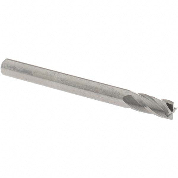 OSG 414-1875 Square End Mill 3/16'' Dia, 3/8'' LOC, 3/16'' Shank Dia, 2'' OAL, 4 Flutes, Solid Carbide