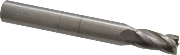 OSG 414-2188 Square End Mill 7/32'' Dia, 7/16'' LOC, 1/4'' Shank Dia, 2'' OAL, 4 Flutes, Solid Carbide