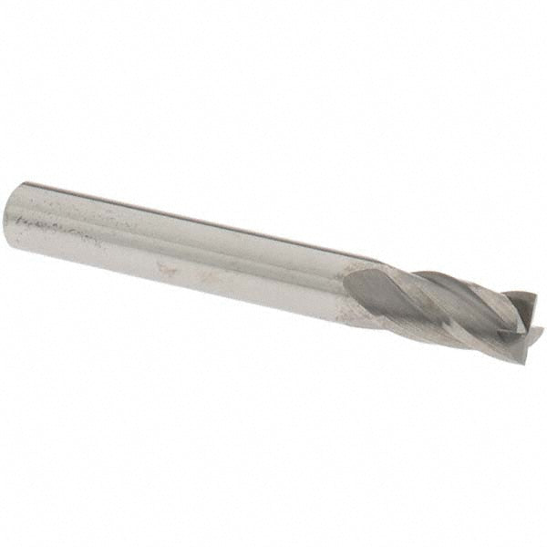 OSG 414-2500 Square End Mill 1/4'' Dia, 1/2'' LOC, 1/4'' Shank Dia, 2'' OAL, 4 Flutes, Solid Carbide