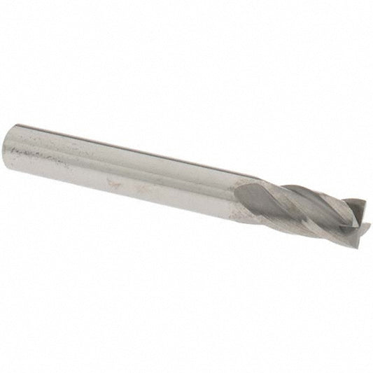 OSG 414-2500 Square End Mill 1/4'' Dia, 1/2'' LOC, 1/4'' Shank Dia, 2'' OAL, 4 Flutes, Solid Carbide