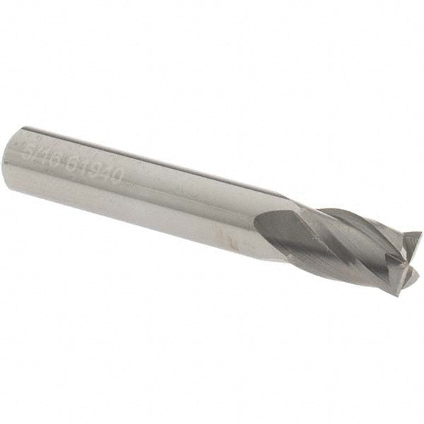 OSG 414-3125 Square End Mill 5/16'' Dia, 1/2'' LOC, 5/16'' Shank Dia, 2'' OAL, 4 Flutes, Solid Carbide