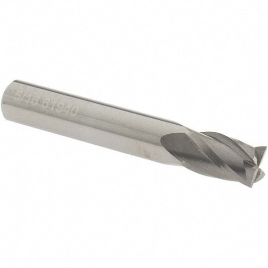 OSG 414-3125 Square End Mill 5/16'' Dia, 1/2'' LOC, 5/16'' Shank Dia, 2'' OAL, 4 Flutes, Solid Carbide
