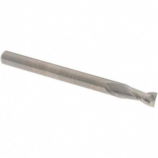 OSG 412-1250 Square End Mill 1/8'' Dia, 1/4'' LOC, 1/8'' Shank Dia, 1-1/2'' OAL, 2 Flutes, Solid Carbide