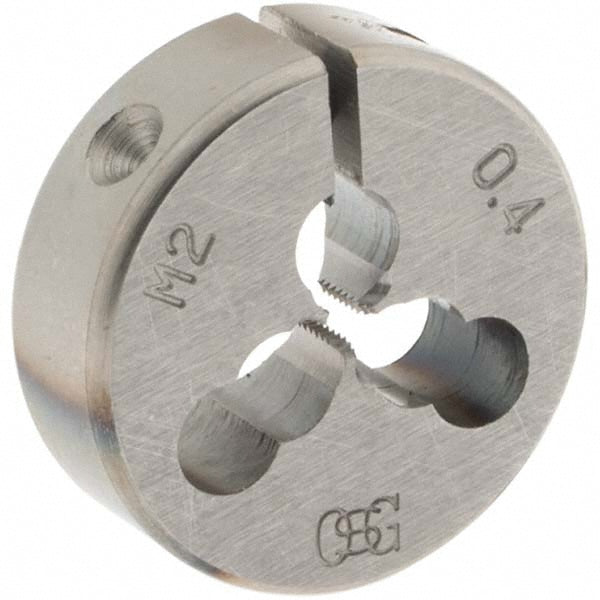 OSG 46011 Round Die M2x0.4, 20 mm OD, High Speed Steel