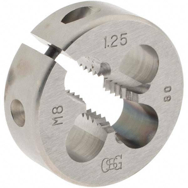 OSG 46085 Round Die M8x1.25, 25 mm OD, High Speed Steel