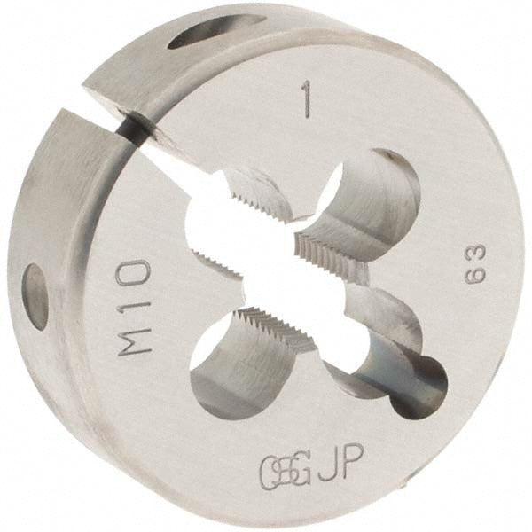 OSG 46144 Round Die M10x1, 38 mm OD, High Speed Steel