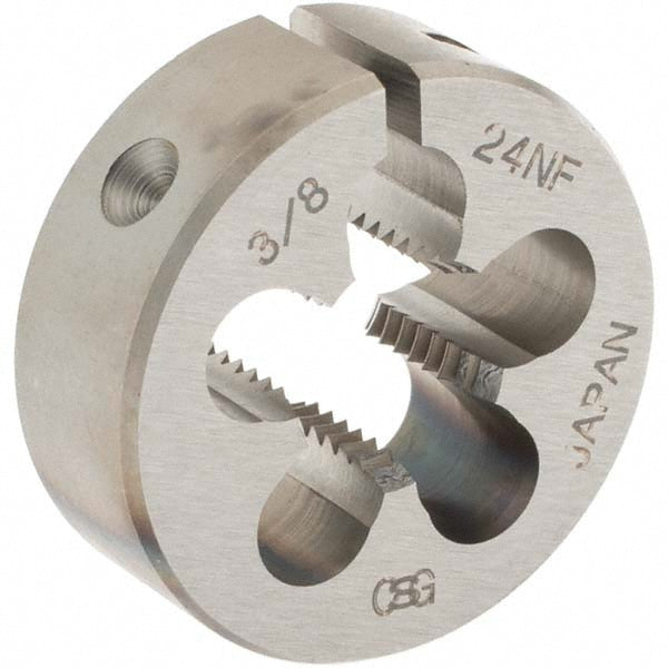 OSG 2703600 Round Die 3/8-24, 1" OD, High Speed Steel
