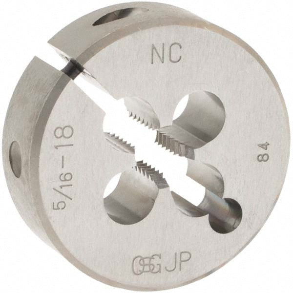 OSG 2706500 Round Die 5/16-18, High Speed Steel