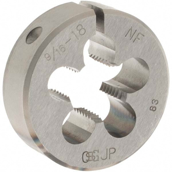 OSG 2707500 Round Die 9/16-18, High Speed Steel