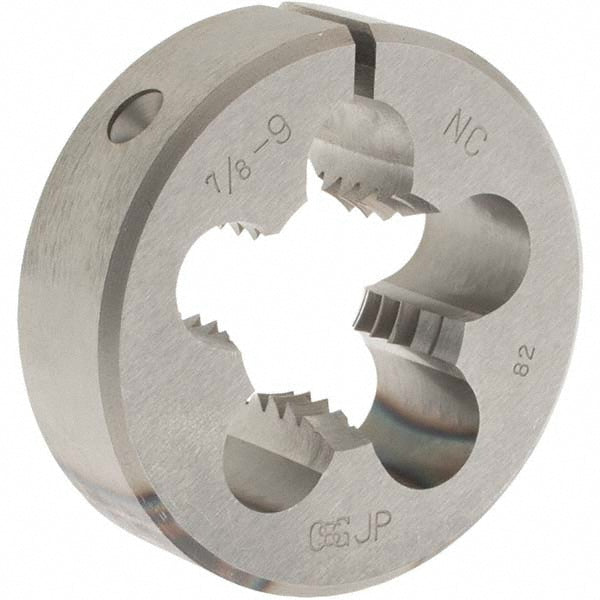 OSG 2712200 Round Die 7/8-9, 2" OD, High Speed Steel