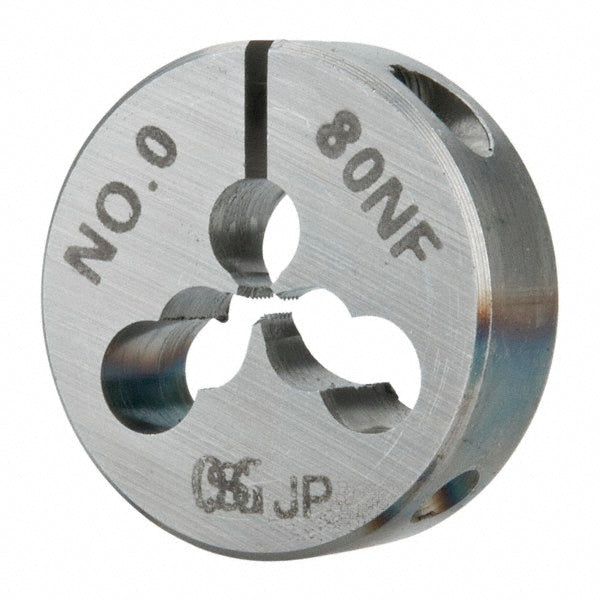 OSG 2726000 Round Die #0-80, High Speed Steel