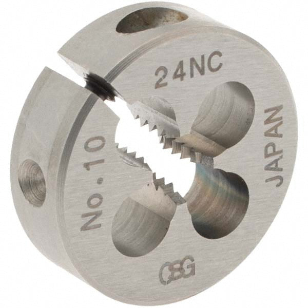 OSG 2728000 Round Die #10-24, High Speed Steel