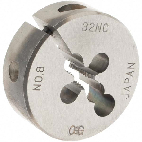 OSG 2729100 Round Die #8-32, 1" OD, High Speed Steel