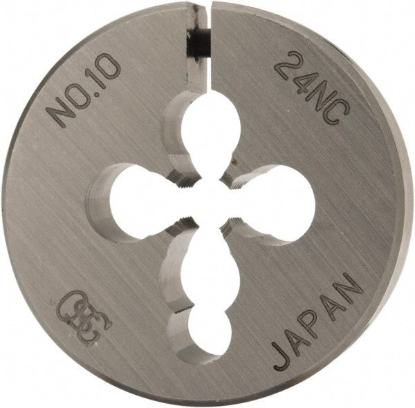 OSG 2729400 Round Die #10-24, 1" OD, High Speed Steel