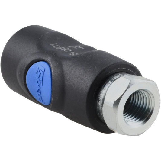 Prevost ISI 061201 Pneumatic Hose Coupling 1/4" Thread, 1/4" Body Dia, Industrial Interchange