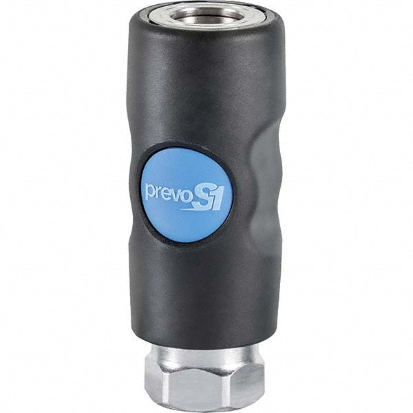 Prevost ISI 081203 Pneumatic Hose Coupling 1/2" Thread, 3/8" Body Dia, Industrial Interchange