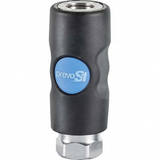 Prevost ISI 081203 Pneumatic Hose Coupling 1/2" Thread, 3/8" Body Dia, Industrial Interchange