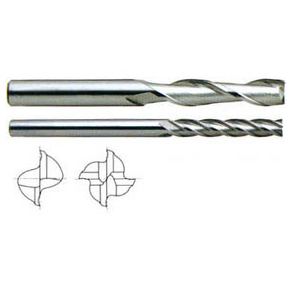 YG-1 55565TF Square End Mill 3/16" Dia, 1-1/8" LOC, 4 Flute, Solid Carbide