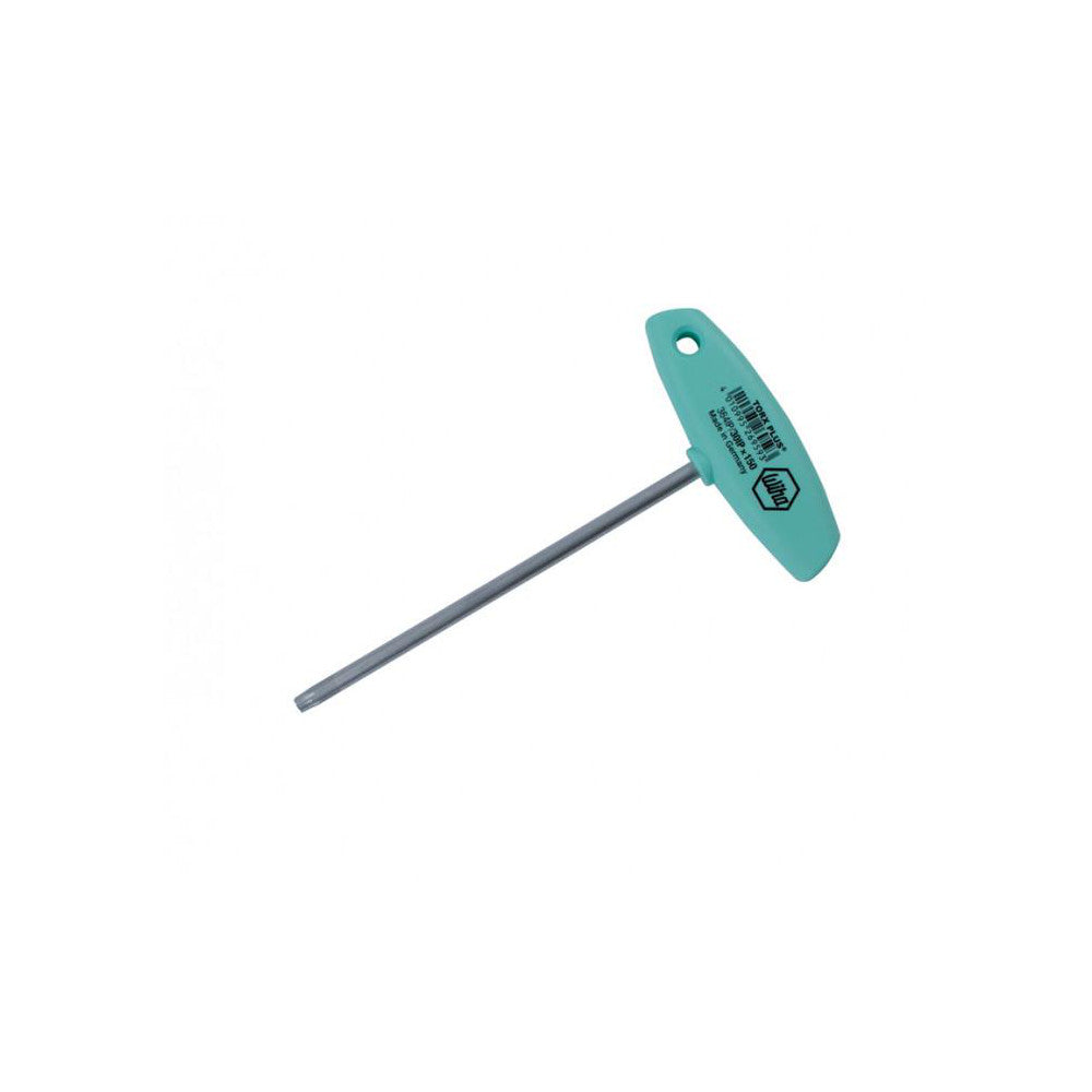 Wiha 36466 Torx Plus Key T-Handle, IP15, 4" OAL, Chrome-Plated