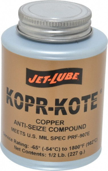 Jet-Lube 10002 High Temperature Anti-Seize Lubricant 8 oz Can
