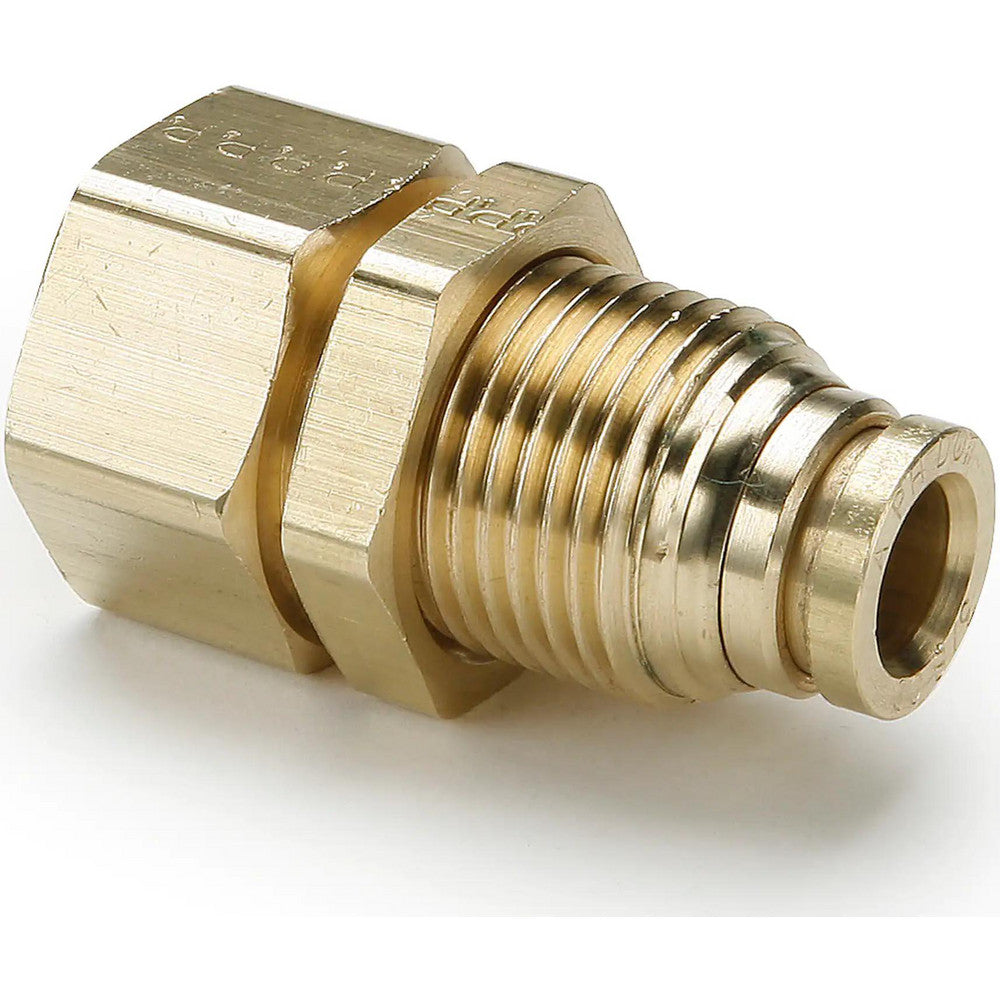 Parker 68PTC-4-6 Push-to-Connect Push-to-Connect x Male NPTF Fitting Connector, NPTF, 1/4" OD