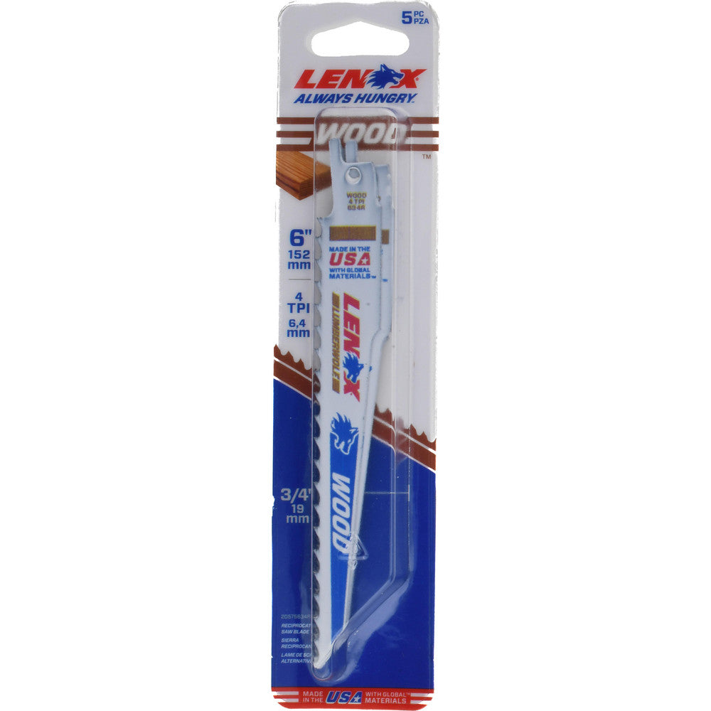 Lenox 20575634R Reciprocating Saw Blade Bi-Metal