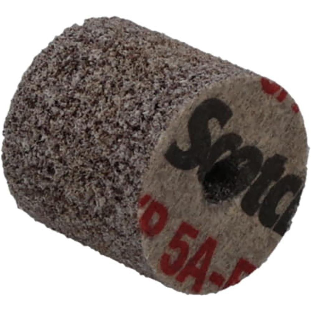 3M 7000046305 Deburring Wheel 1" Dia, 1" Face Width, 3/16" Hole, Density 5, Aluminum Oxide