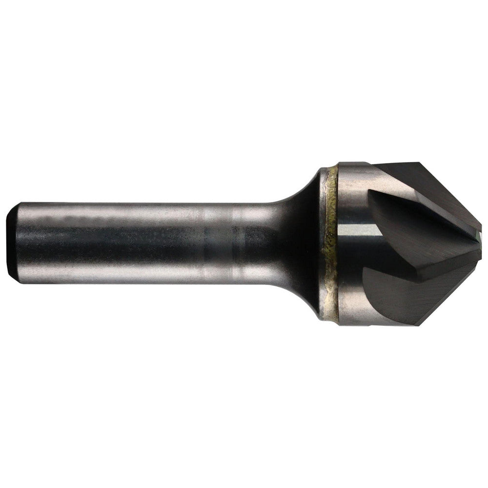 Kyocera SGS Precision Tools 74270 Countersink 1" Head Dia, 90.00 deg Included Angle, 6 Flute, Solid Carbide, Right Hand Cut