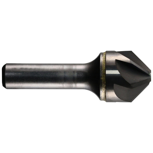 Kyocera SGS Precision Tools 74270 Countersink 1" Head Dia, 90.00 deg Included Angle, 6 Flute, Solid Carbide, Right Hand Cut