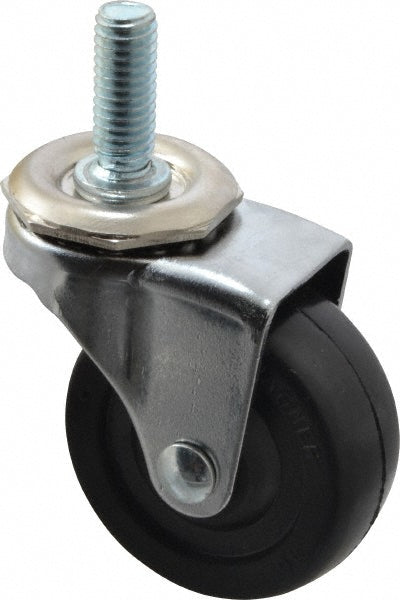 E.R. Wagner 9F4952004000204 2" Diam x 13/16" Wide x 2-1/2" OAH Stem Mount Swivel Caster