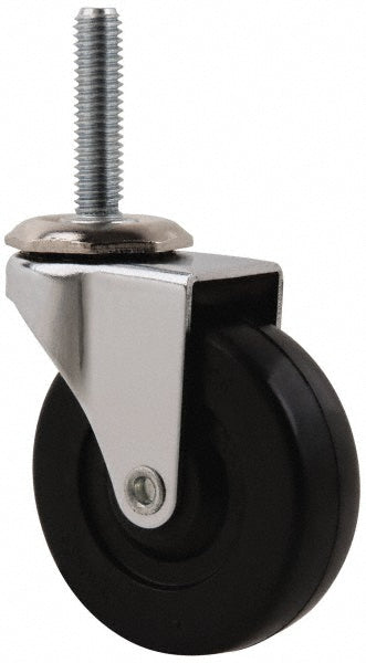 E.R. Wagner 9F4957004000207 2-1/2" Diam x 13/16" Wide x 3-1/16" OAH Stem Mount Swivel Caster