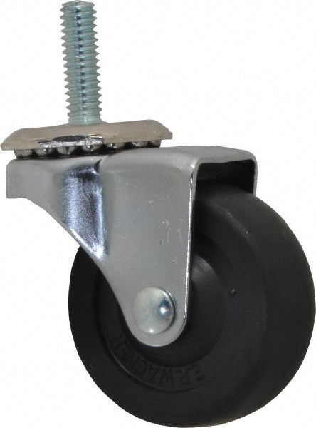 E.R. Wagner 9F4952009000217 2" Diam x 13/16" Wide x 2-1/2" OAH Stem Mount Swivel Caster