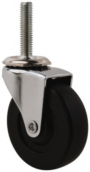 E.R. Wagner 9F4957009000207 2-1/2" Diam x 13/16" Wide x 3-1/16" OAH Stem Mount Swivel Caster