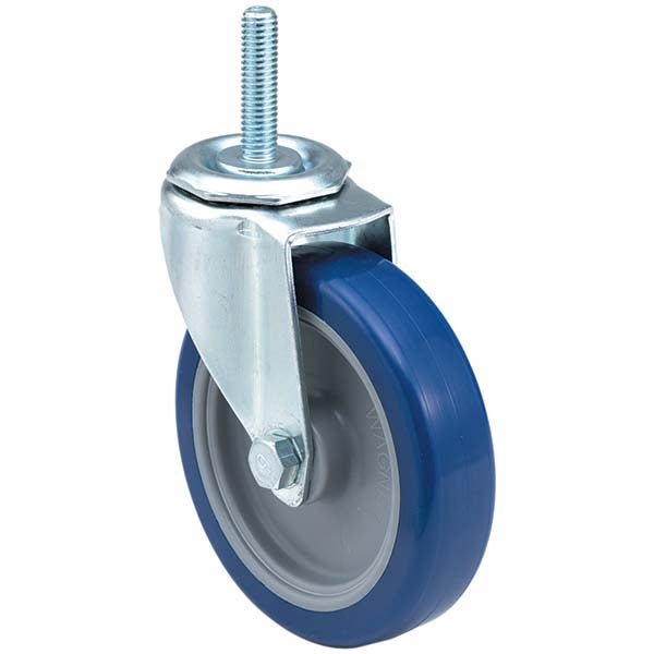 E.R. Wagner 2F9903B25000110 3" Diam x 1-1/4" Wide x 3-5/8" OAH Stem Mount Swivel Caster