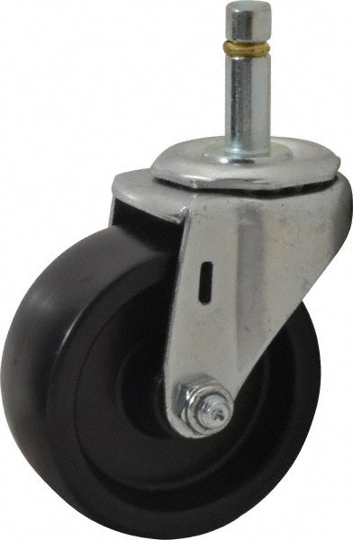 E.R. Wagner 2F9903027000101 3" Diam x 1-1/4" Wide x 3-5/8" OAH Stem Mount Swivel Caster