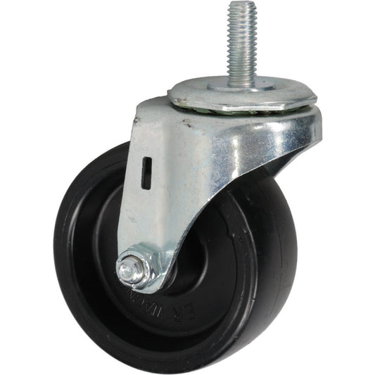 E.R. Wagner 2F9903027000104 3" Dia x 1-1/4" Wide x 3-5/8" OAH Stem Mount Swivel Caster