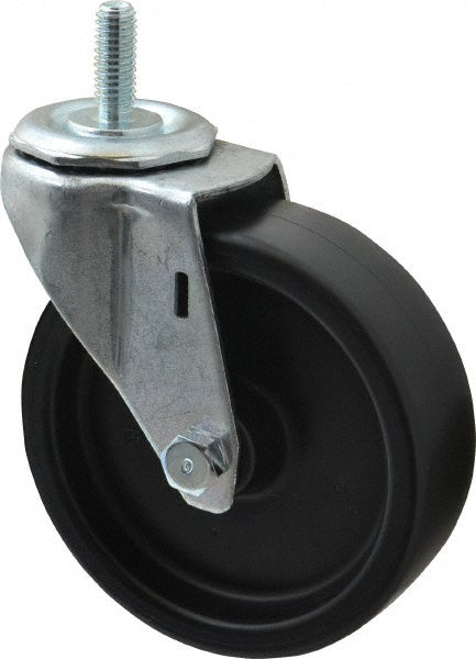 E.R. Wagner 2F9904027000104 4" Diam x 1-1/4" Wide x 4-1/2" OAH Stem Mount Swivel Caster