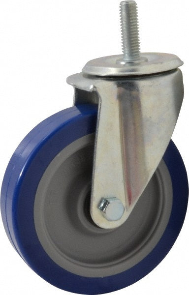 E.R. Wagner 3F09B5B25000110 5" Diam x 1-1/4" Wide x 6-1/8" OAH Stem Mount Swivel Caster