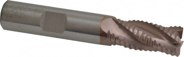 Kyocera SGS Precision Tools 36116 Corner Radius End Mill 1/2" Dia, 1" LOC, 0.06" Radius, 4 Flutes, Solid Carbide