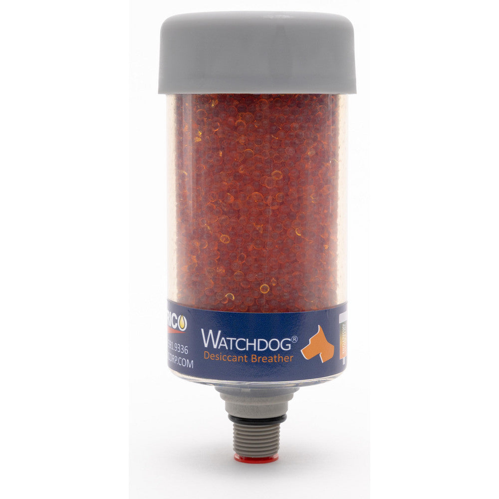 Trico WG-050207-S 3/8" Thread, 3-1/4" Diam, 3-1/4" High, 10 CFM Air Flow, ABS Plastic and Impact Modified Acrylic Dessicant Breather