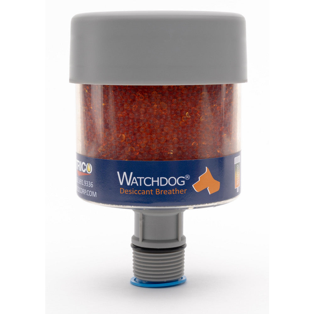 Trico WG-060410-EX 1/2 Thread, 3-1/4" Diam, 6-1/4" High, 10 CFM Air Flow, ABS Plastic and Impact Modified Acrylic Dessicant Breather