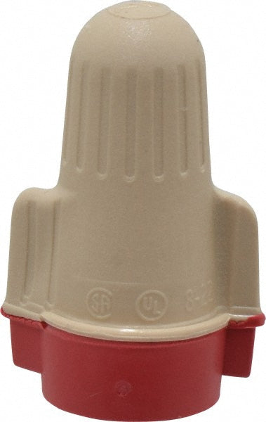 3M 7100127165 Wing Twist-On Wire Connector Red & Tan, Flame-Retardant, 2 AWG