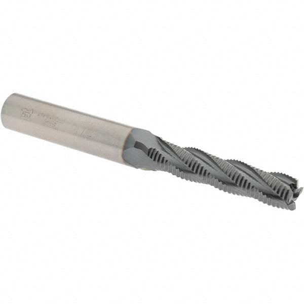 OSG 4559508 Square End Mill 5/16'' Dia, 1-3/8'' LOC, 3/8'' Shank Dia, 3-1/8'' OAL, 4 Flutes, Cobalt