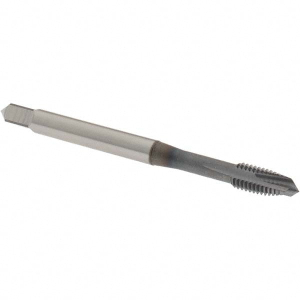 OSG 2890808 Spiral Point Tap M5x0.8 Metric, 3 Flutes, Plug Chamfer, 6H Class of Fit, HSS-E Vanadium, TiCN Coated